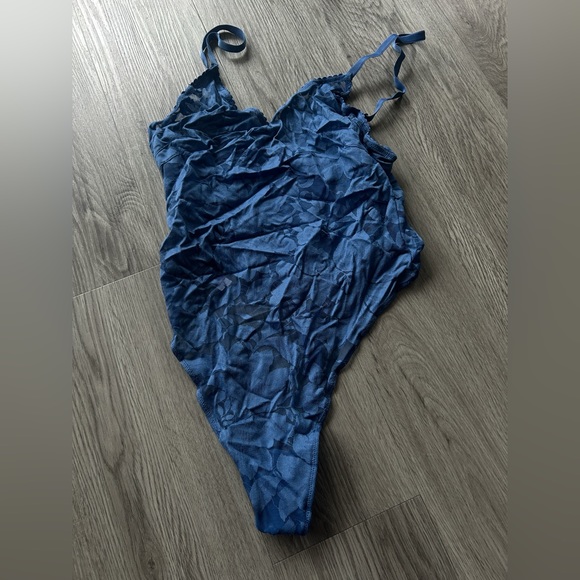 Blue lace bodysuit from Adore Me - Picture 4 of 4